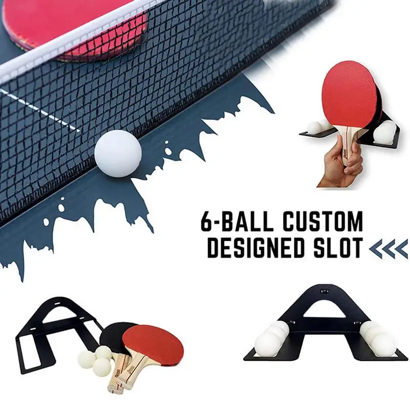 Pings Pongs Paddle Holder Mounted Table Tennis Racket Display Wall Holder Table Tennis Accessories for Bar Room Game Room