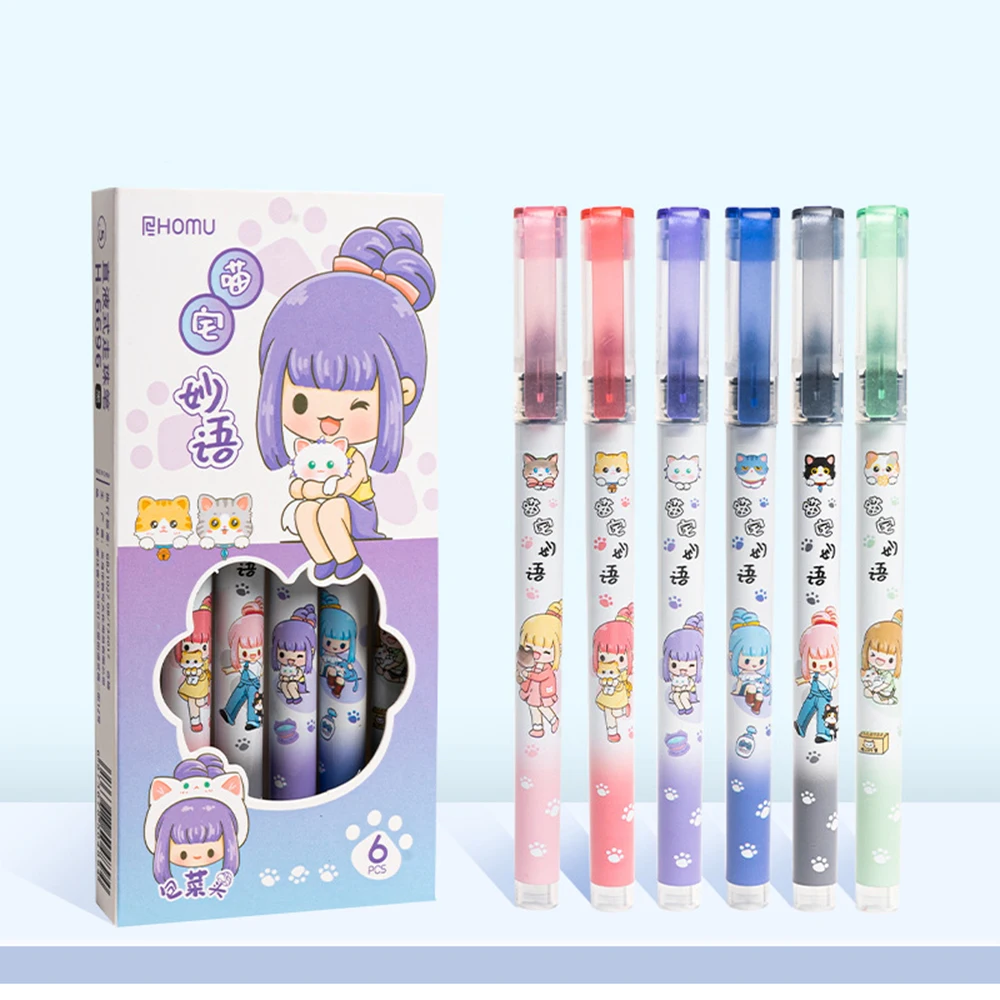 Kit 6 Stück Sakura Flüssiggel-Tintenstift-Set, 0,5 mm, schnell trocknende Tinte – Detail 9
