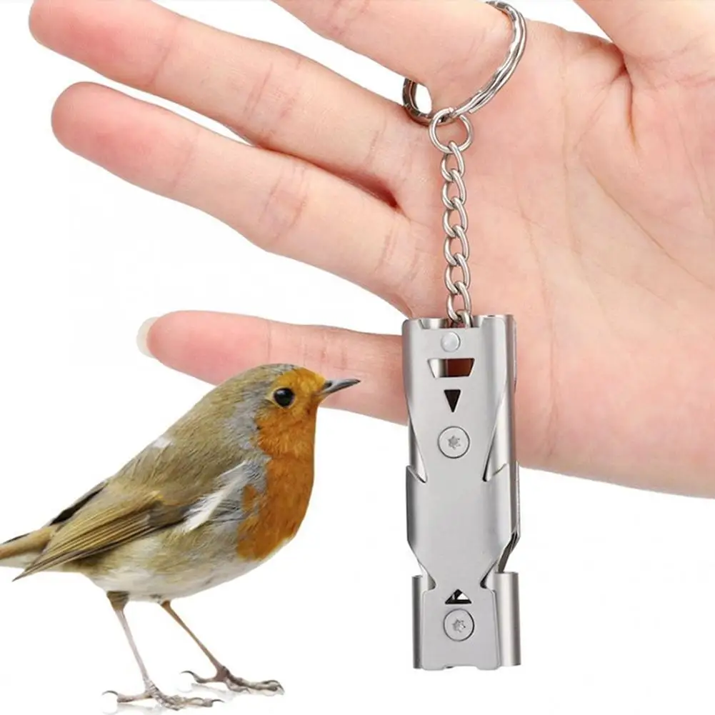 [ READY STOCK ] Birds Ultrasonic Training Whistle Stainless Steel Return To Nest Bird Training Tool For Parrot Pigeon