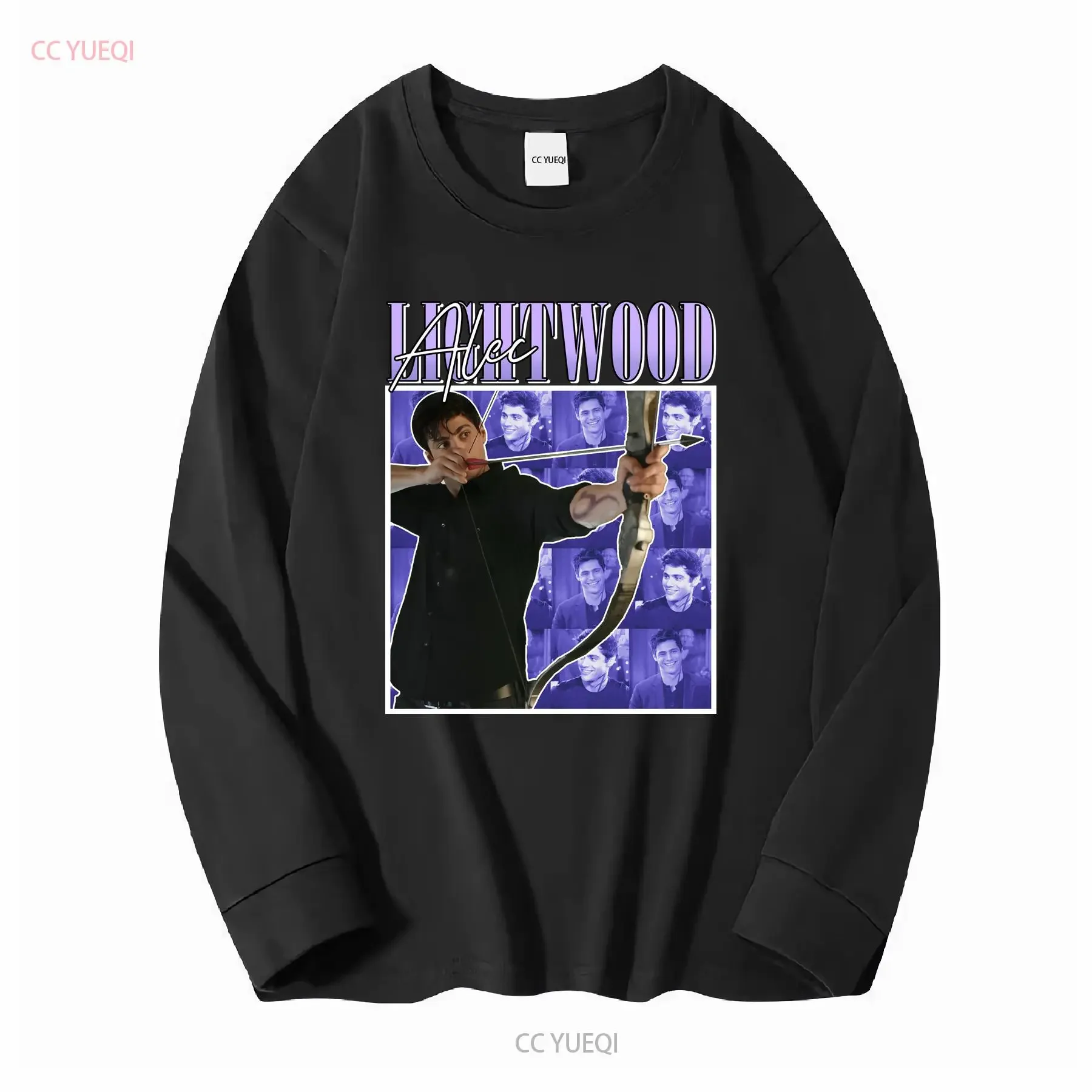 Alec Lightwood 90 s Vintage T Shirt long or short sleeves vintage Washed Stretched fashion Breathable Stylish view 2