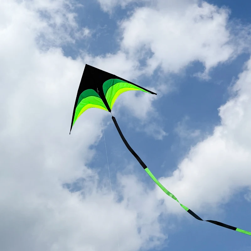 Compras al aire libre, pipas Delta grandes con mango de 100m, juguetes voladores para niños, pipas para deportes al aire libre, pipas de viento profesionales