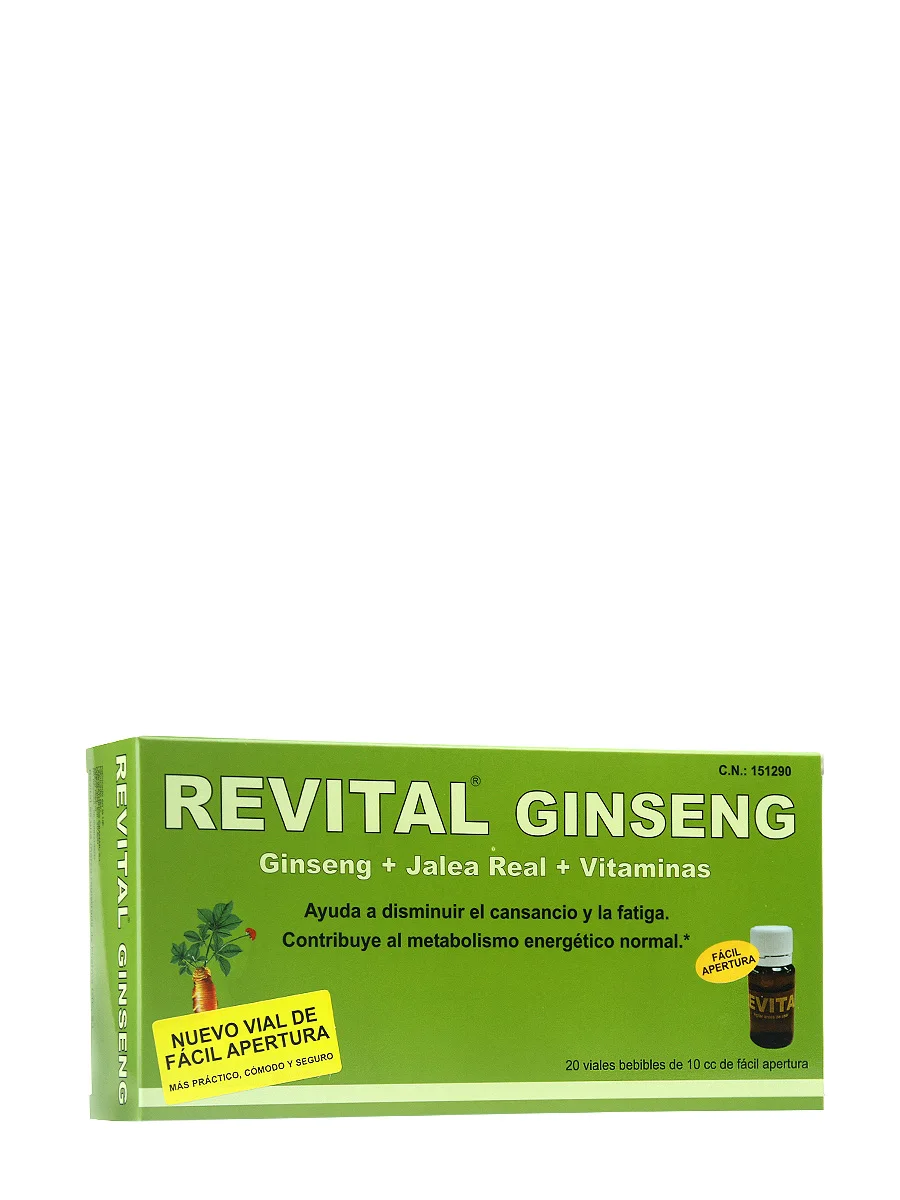 Revital ginseng + Vitamin c + Royal Jelly 20 ampoules-energy return