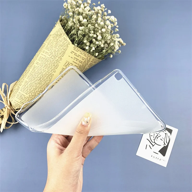 Transparent Soft TPU Tablet Case, Shockproof Protective Shell + Gift, Samsung Galaxy Tab A 8.0 2019 SM-T290 T295 297