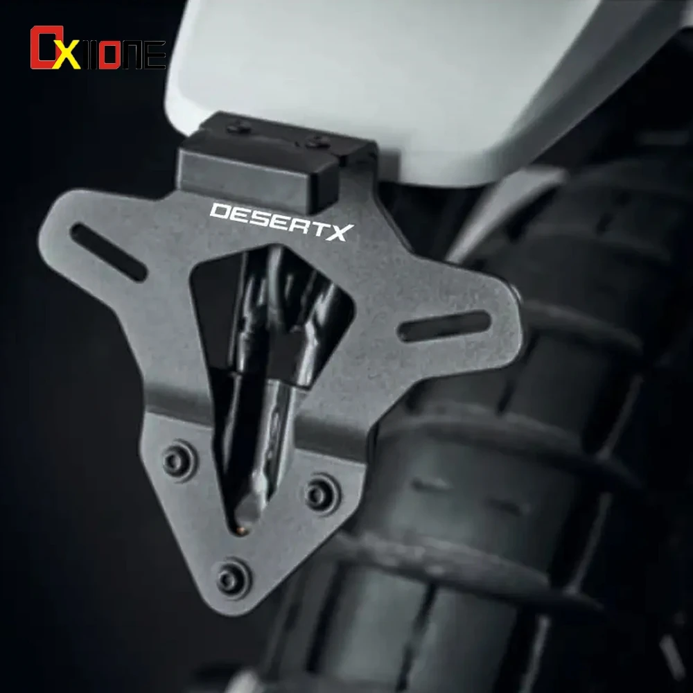 

License Plate Rear Tail Tidy Fender Eliminator kit For Ducati Desert-X Desert X 2022 2023 2024 Registration Plate Holder Bracket