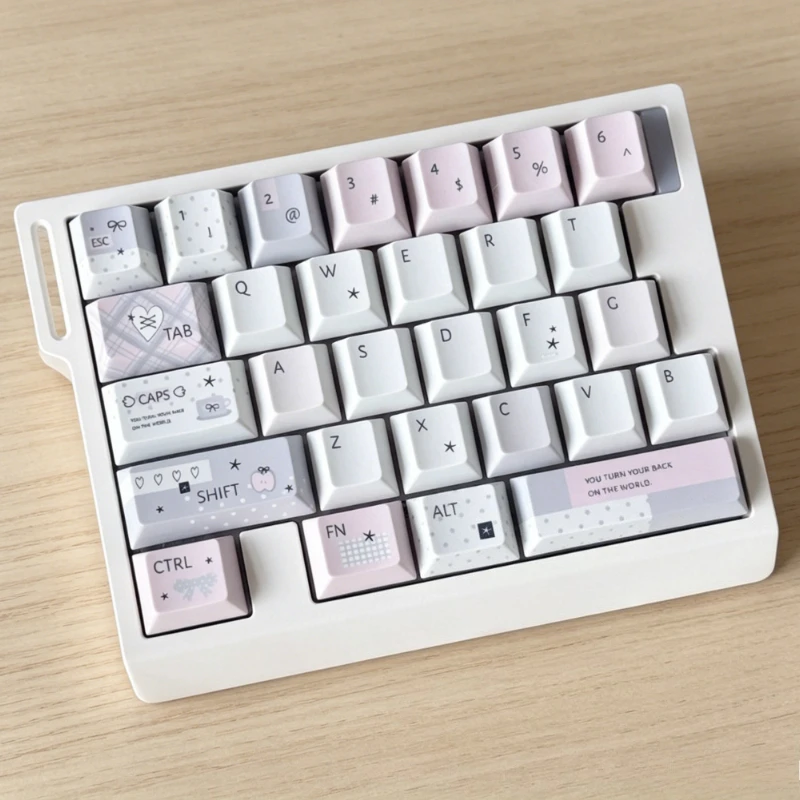 ZUOYA HE30 Customized Kawaii The Third Mock Examination Wireless Keyboard Rgb Backlight Low Latency Game Player Equipment