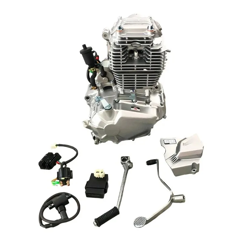 Factory Hot Selling Motor De Motociclet For Zongshen 250cc 4 Stroke Air-cooled Motorcycle Engine 172fmm 6 Gearshift for