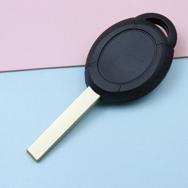 2 botões chave do carro habitação caso escudo para bmw mini para mini cooper s r50 r53 lâmina sem cortes 2005 2006 2007