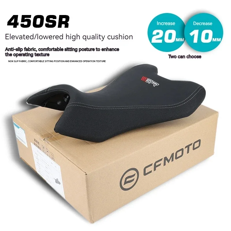 For CFMOTO 450SR 450SS 450NK Comfort Cushion Modified To Raise/lower Seat Cushion Package Moto Accessoires