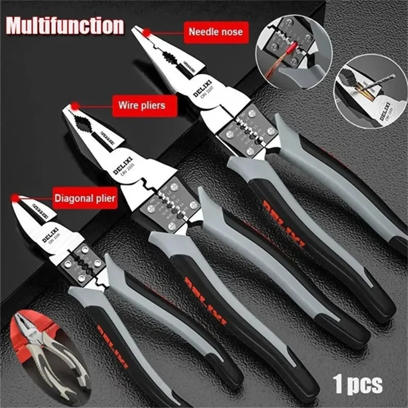 6/7/9 Inch Multifunctional Universal Diagonal Pliers Needle Nose Pliers Hardware Tools Universal Wire Cutters Electrician