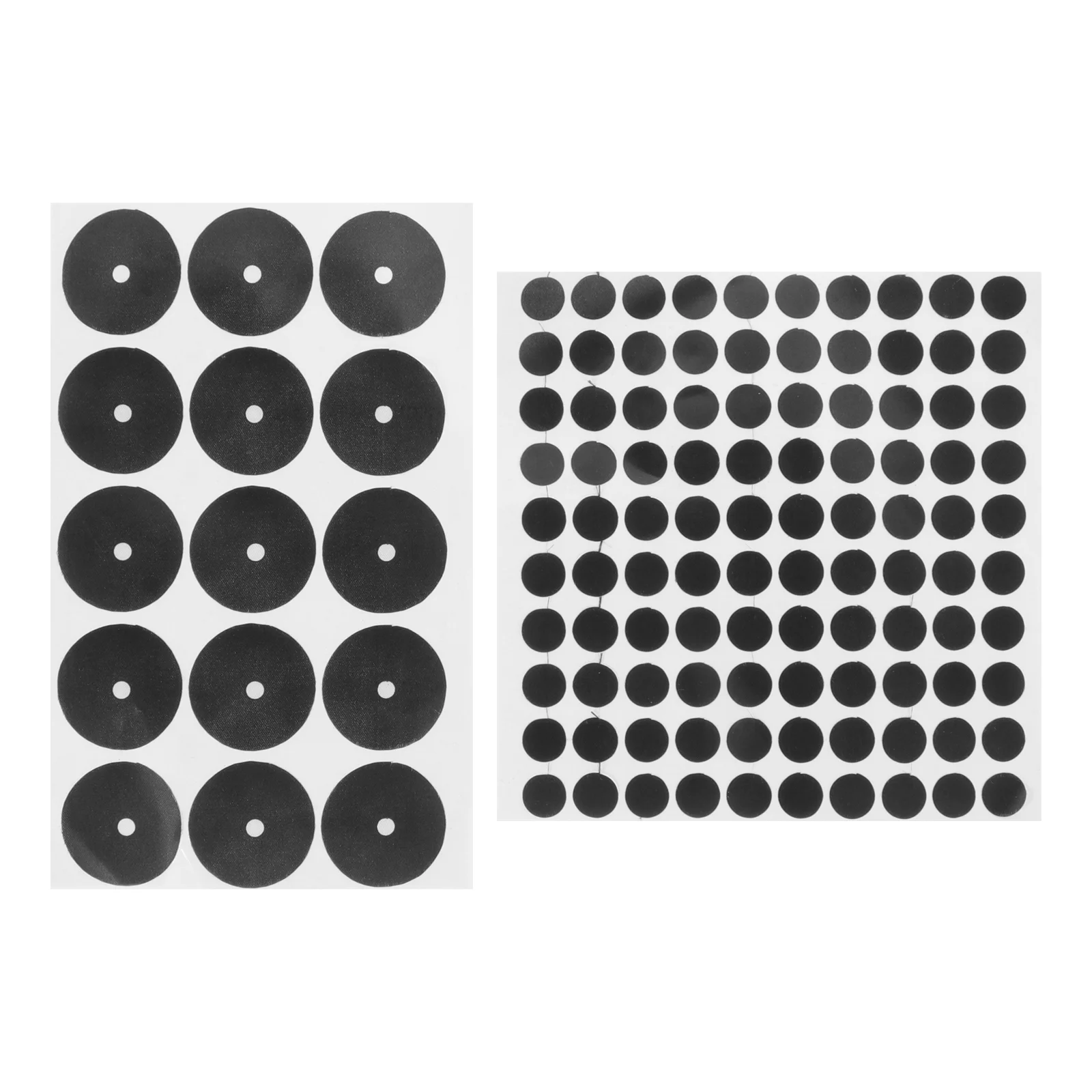 

2 Sheets Billiard Black Spot Table Tennis Supply Point Spot Pool Balls Locating Dots Position Marker Marking