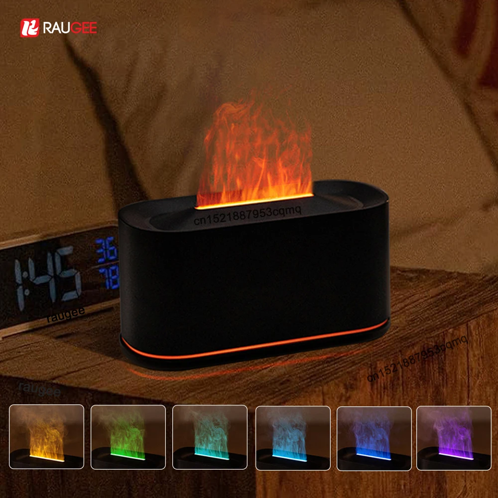 رائحة المرطب مرطب الهواء الصغير للمنزل غرفة نوم لهب الزيوت الأساسية الناشر سطح المكتب العطر الناشر مع ضوء الليل