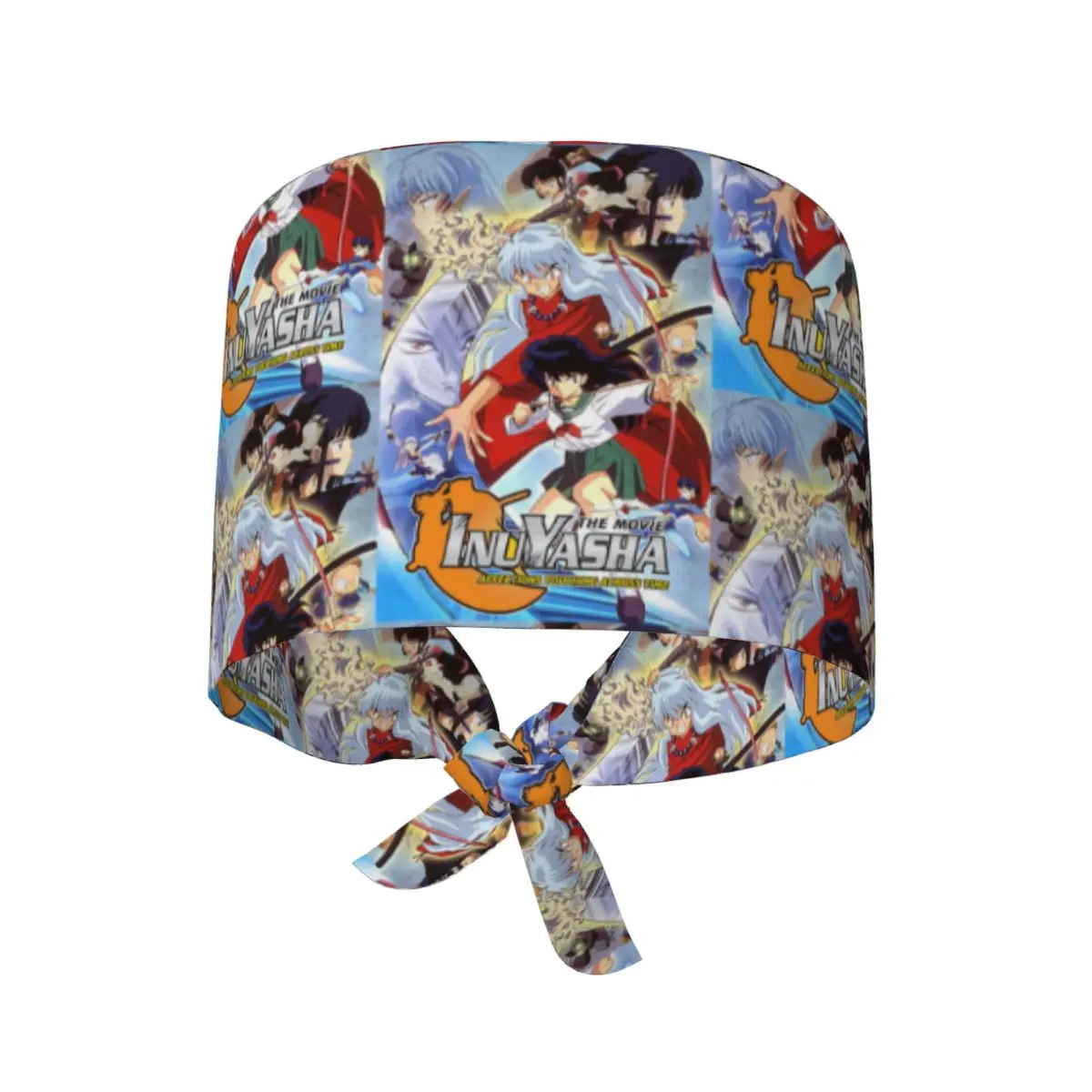 Manga Kimono Inuyasha Sesshomaru gorro exfoliante médico trabajo gorra quirúrgica hombres mujeres gorras de enfermería ajustables para dentista