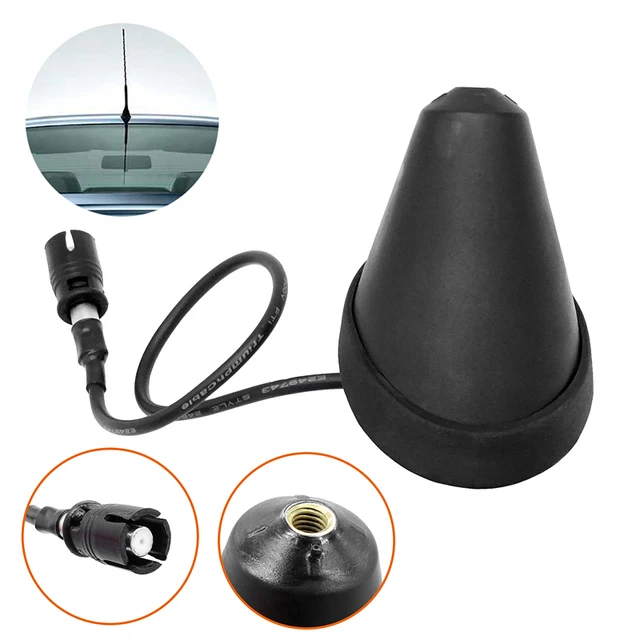 Do VW Volkswagen Passat Golf Jetta Polo Auto Części zamienne Czarny Stylizacja samochodu AM/FM Antena dachowa Podstawa anteny Podstawa