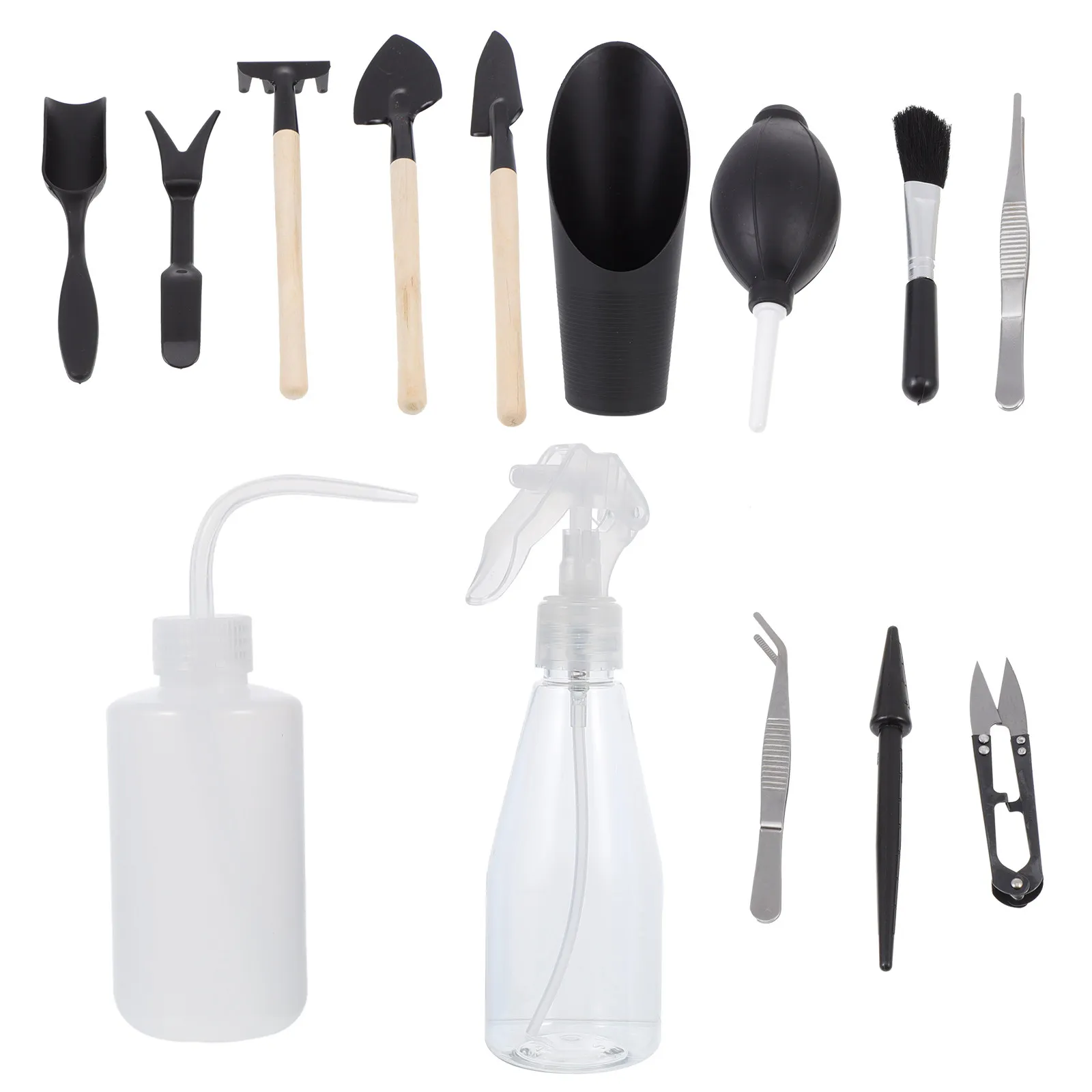 

1Set Multifunctional Succulent Planting Tools Kit Mini Garden Shovels for Home Practice Professional Use Potted Plants
