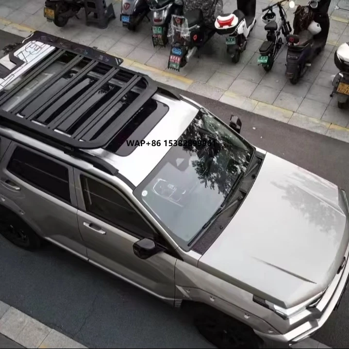 رف سقف ألومنيوم جديد من BAJA ومنصة تمديد للسقف لخزان 400 First Gen 2023+ SUV التحديثية/الترقية