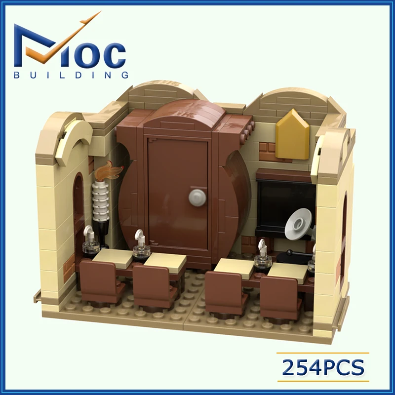 

MOC Classic Movie Series Scene Model Defence Against the Arts Class DIY Assemble Bricks Creative Toys Collection Display Gifts