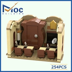 MOC Classic Movie Series Scene Model Defence Against the Arts Class DIY Assemble Bricks Creative Toys Collection Display Gifts