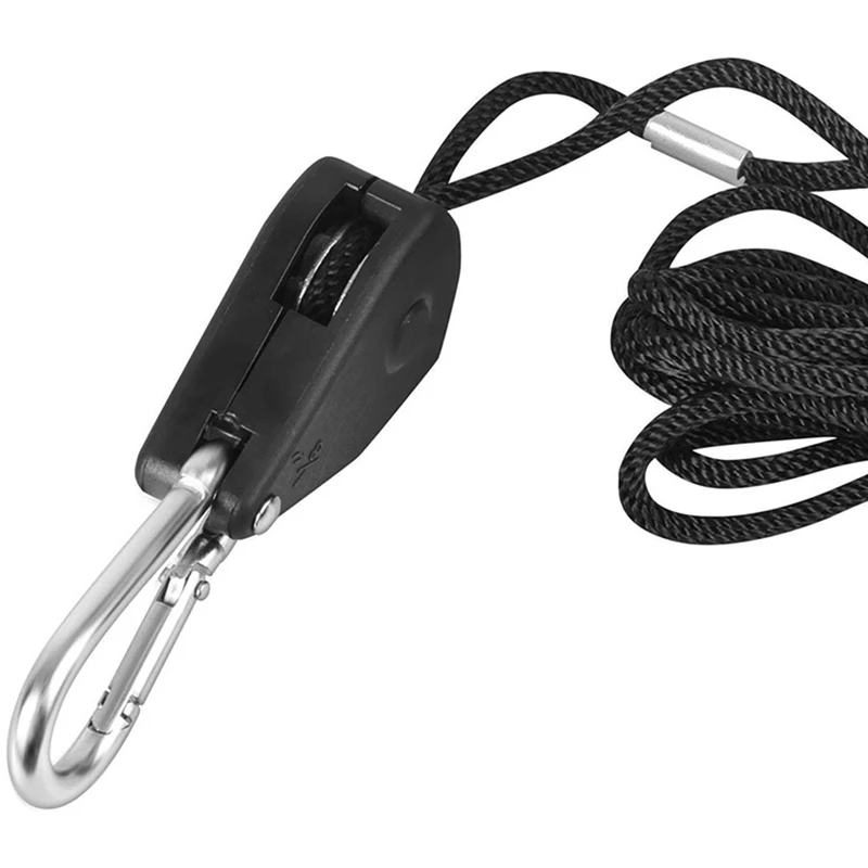 ●1/8 Inch Adjustable Grow Light Hangers 8Pcs 2.4M Long Heavy Duty for Grow Tent & Gardening