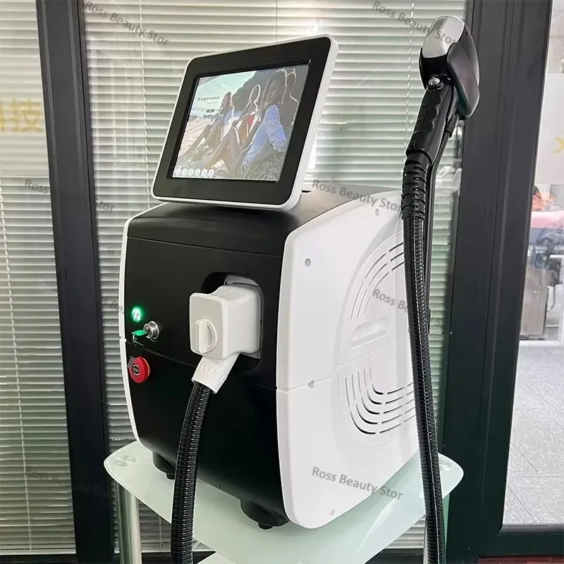 2026 High Power Permanent 755 940 1064 808 Nm Ice Platinum Titanium 4 Wavelength Diode Hair Remove Machine