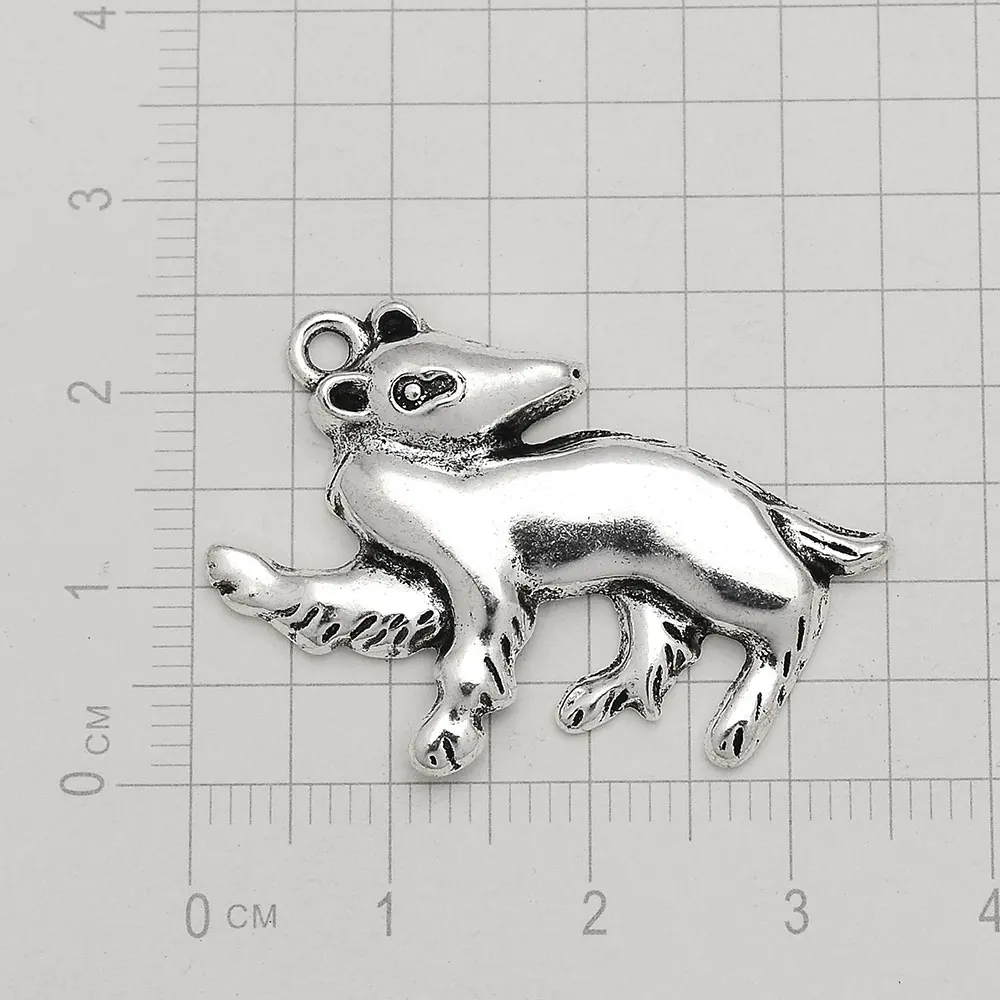 10-15pcs/lot Silver Plated Lion Snake Eagle Badger Charms Animals Pendants For Diy Jewelry Making Materials Supplies Accessories