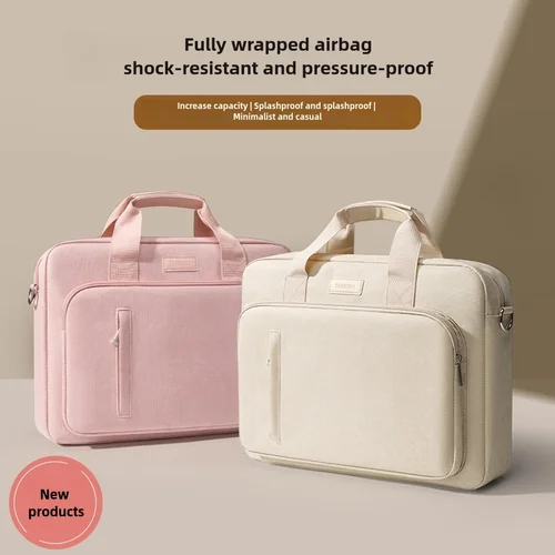 Funda para portátil 13,3 14 15,6 17,3 pulgadas, bolsa impermeable para portátil para Macbook Air Pro 13 15, bolso de hombro para ordenador, maletín