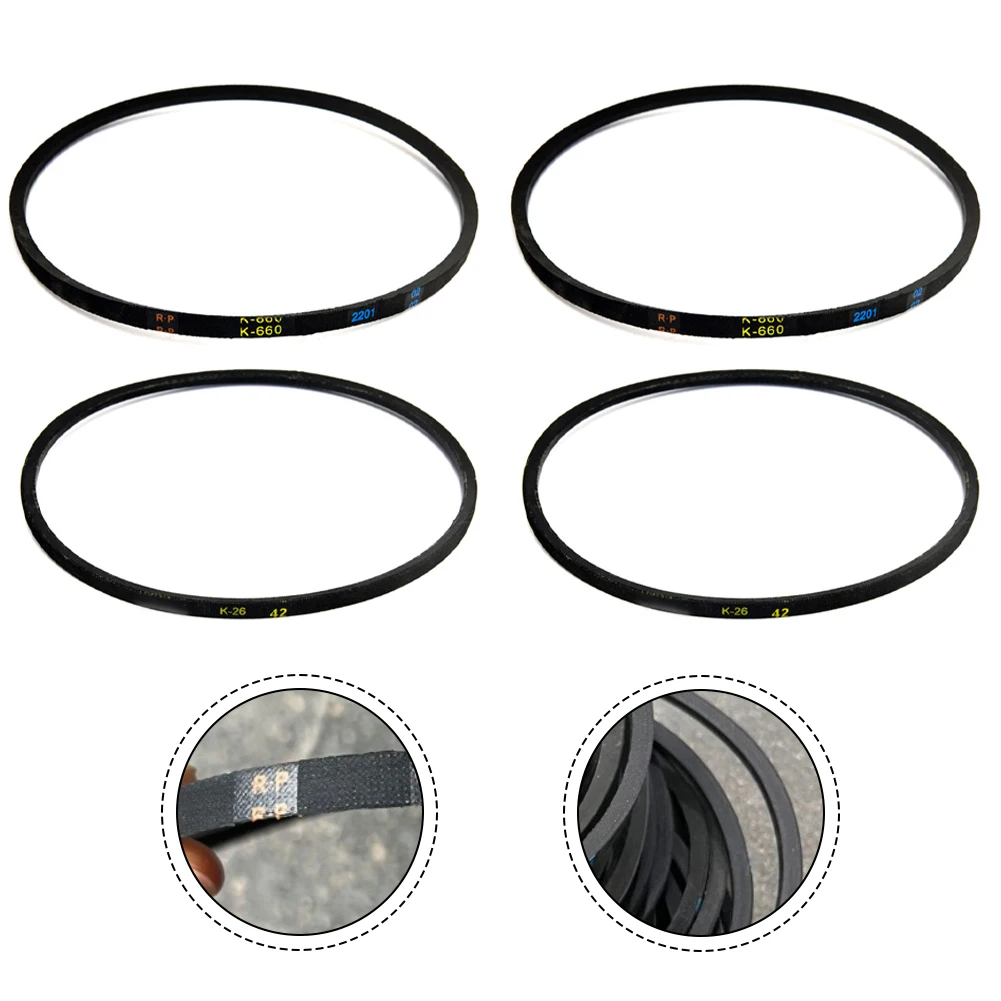 Triangle V Belt K660 for Industrial Agricultural Equipment and For Drill Machines Driving Belt Size 66cm Perimeter