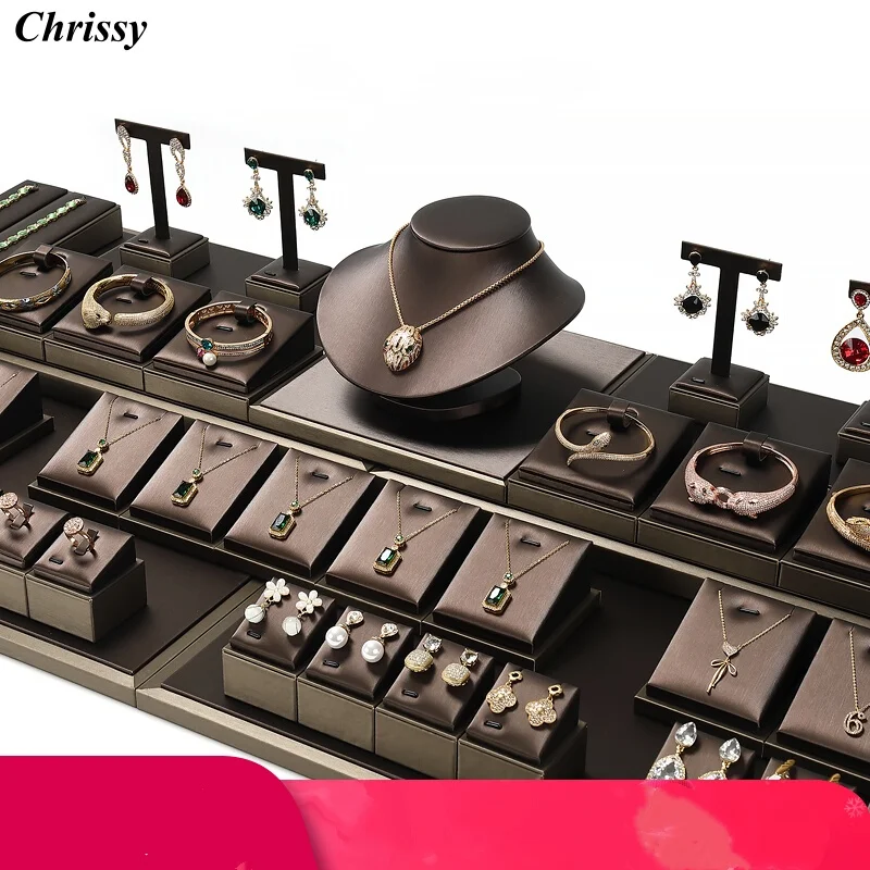 

Model Jewelry Stand RaspPU Leather Neckbase Jewelry Display Prop Necklace Cabinet Display China Mainland Origin
