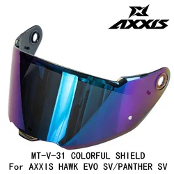 Um ​ XXIS HAWK EVO SV capacete escudo PANTHER SV capacete escudo original AXXIS acessórios MT-V-31 escudo peças de reposição