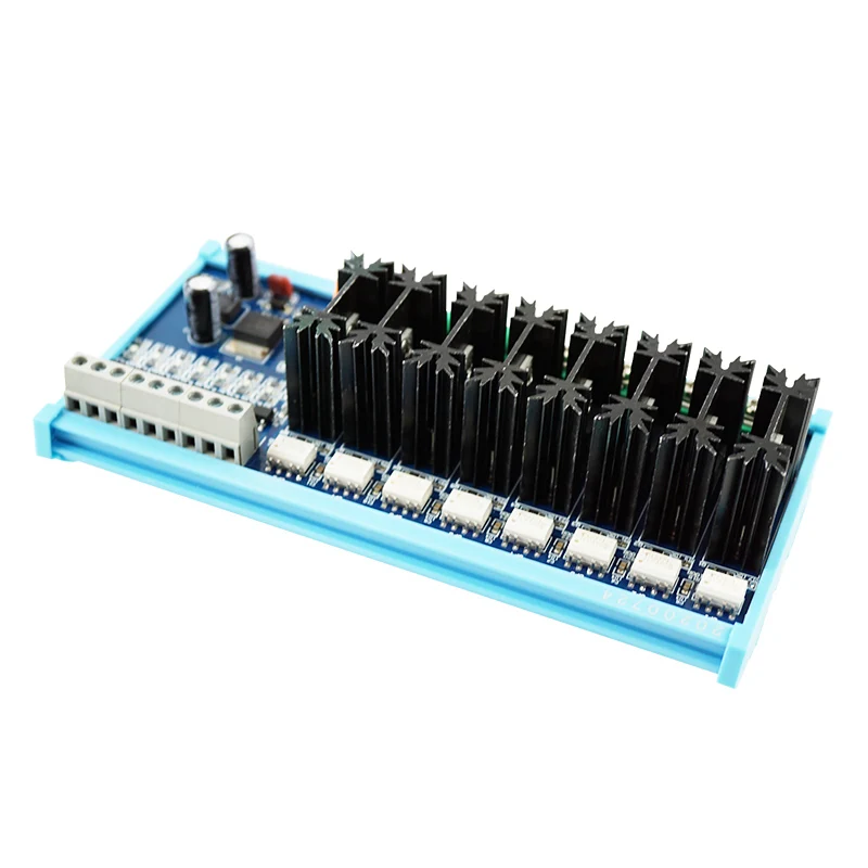 

OSM 8-Channel PLC High Power Output DC Amplifier Board Solid State Relay Module for PLC Expansion Control