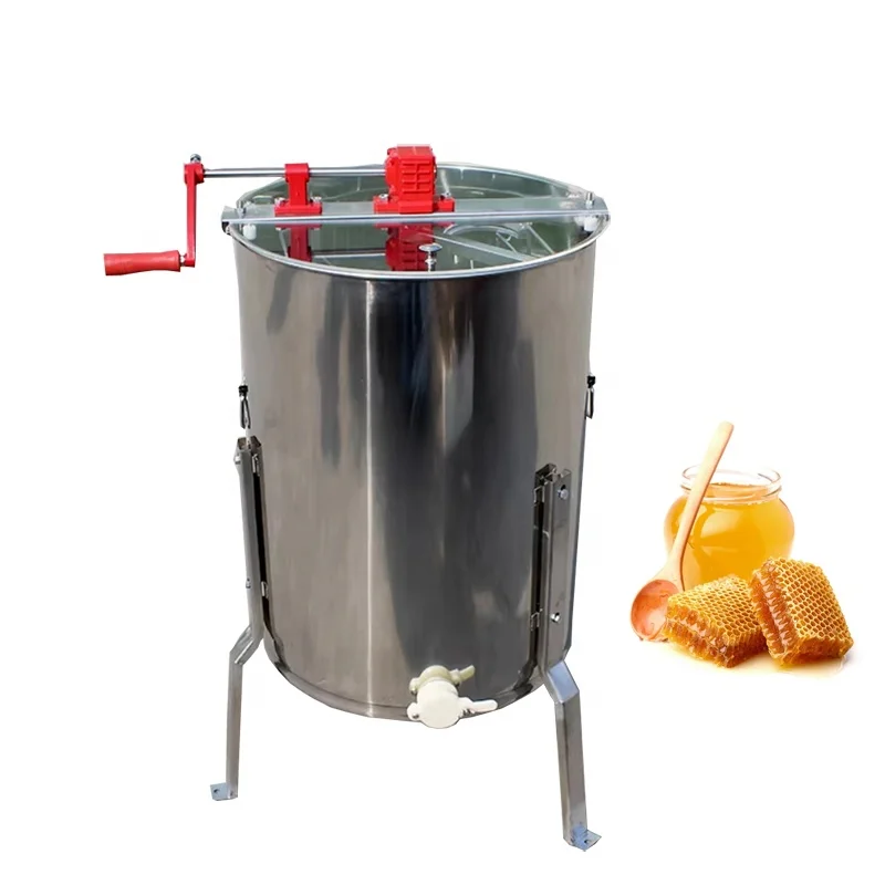 

Houseuse Honey Processing Machines Beekeeping Honey Shaker Stainless Steel Centrifugal Manual Honey Extractor 6 Frame