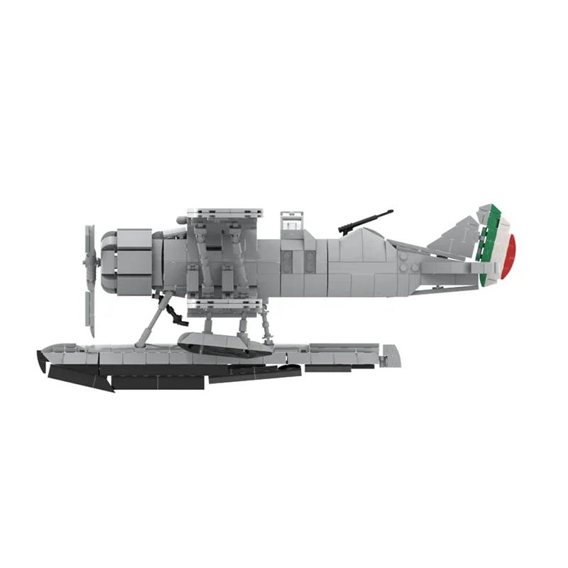 

1017 шт. MOC IMAM Ro.43 строительные блоки игрушка для развития терпения и концентрации Рождественская игрушка в подарок STEM образовательная