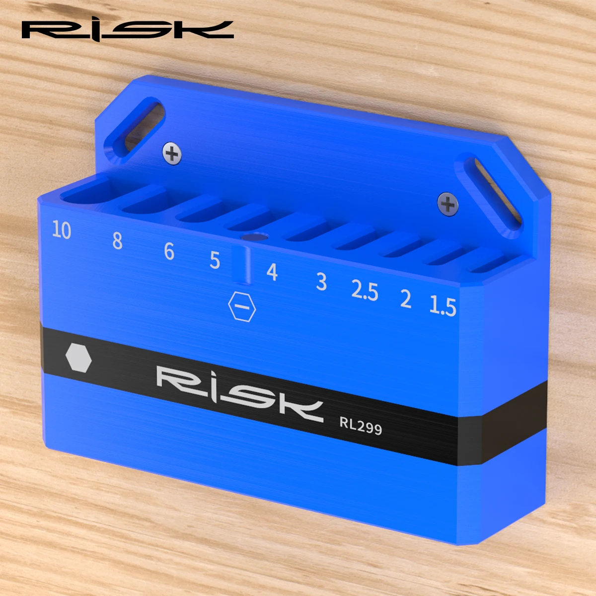 RISK Bike Bicycle Long Hex/Torx Wrench Wall-mounted Storage Rack