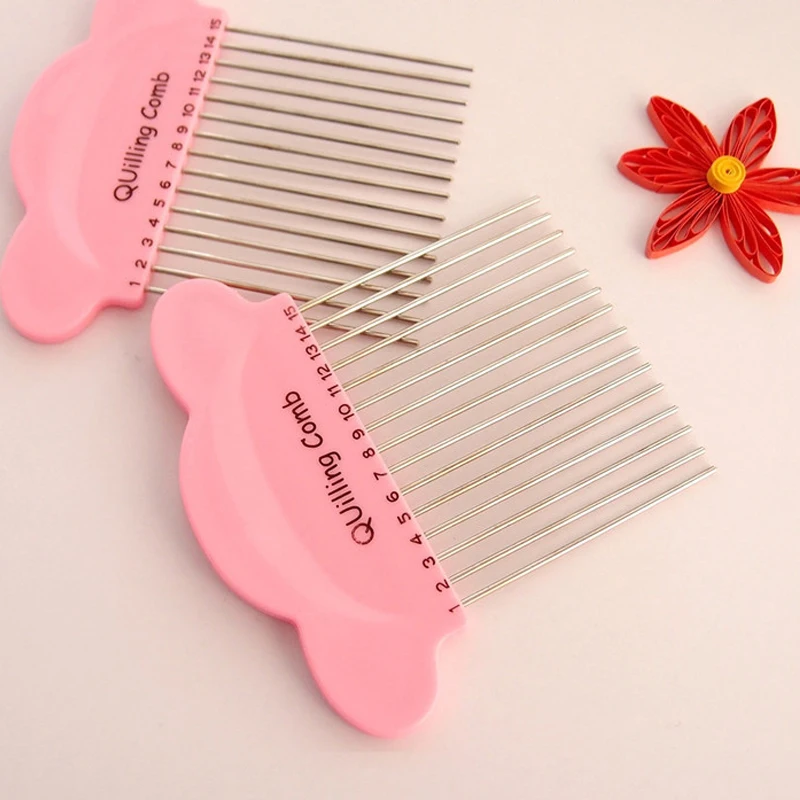 Paper Quilling Comb Tool Paper Craft Tool Plastic Creat Loops Accessory Supply Handmade Creative Craft DIY Onion Cutter Tool