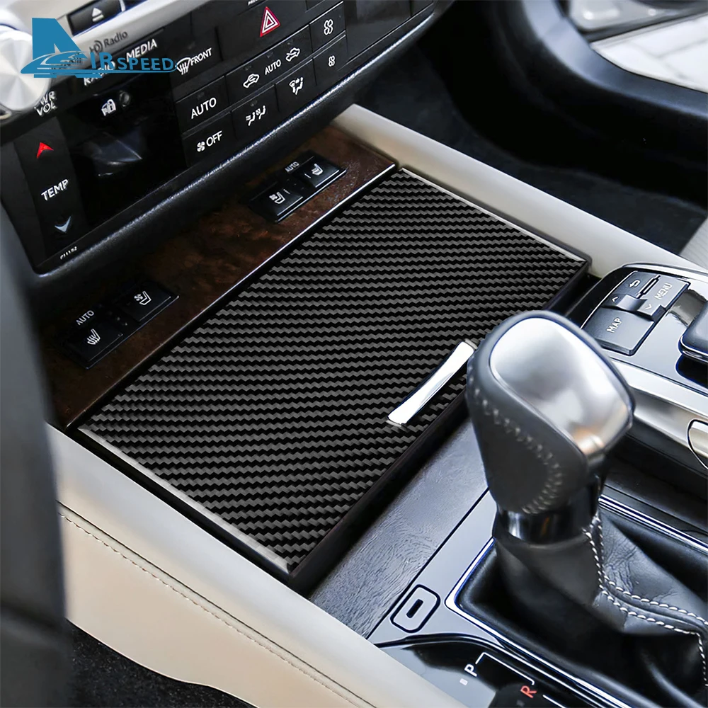 

Real Soft Carbon Fiber Sticker For Lexus GS 2012 2013 2014 2015 2016 2017 2018 2019 LHD RHD Car Gear Storage Box Panel Trim