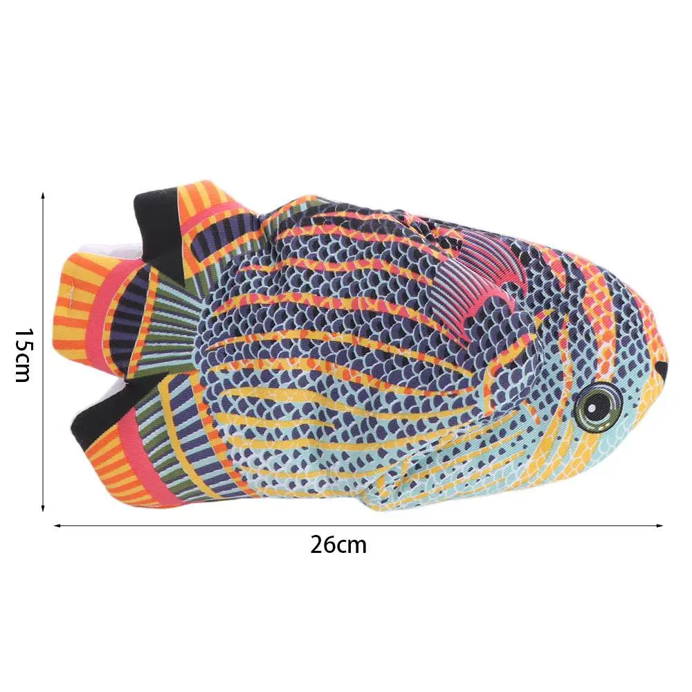 Picture 7: Non-slip Fish Shape Oven Mitts Anti-scalding Soft Baking Insulation Glove Cartoon Cotton BBQ Glove High Temperature Protection