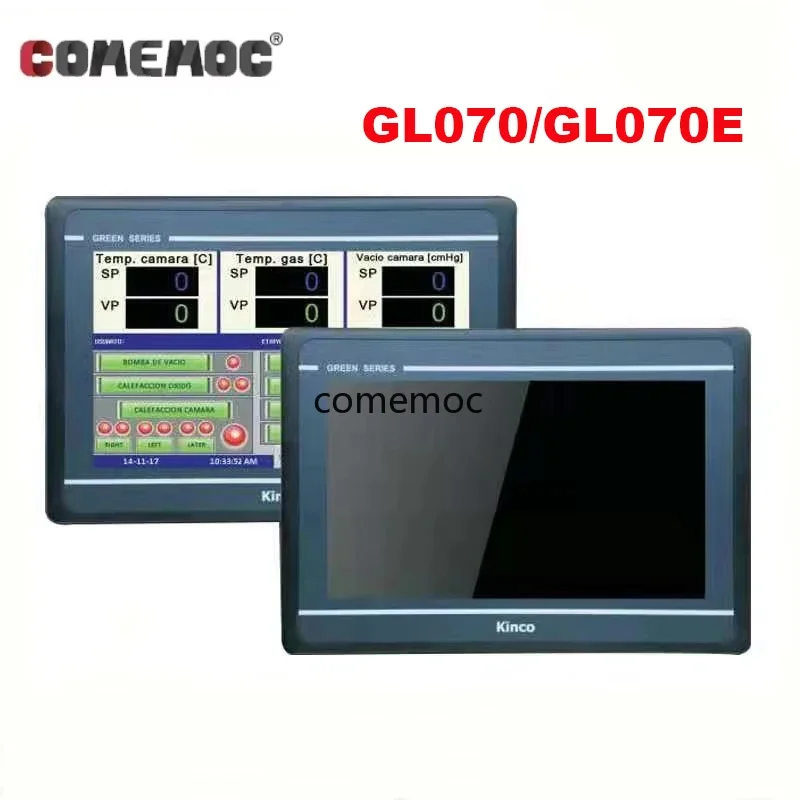 Kinco GL070 GL070E HMI Touch Screen 7 Inch 800*480 USB Host Ethernet Industrial Human Machine Interface Replace MT4434T MT4434TE