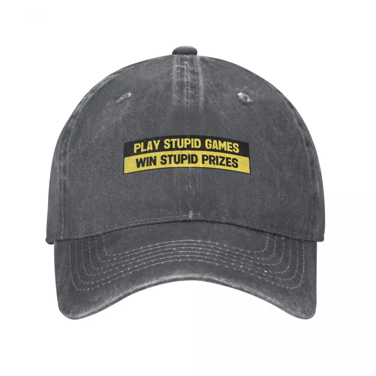 Play Stupid Games Win Stupid Prizes Baseball Cap Sunscreen black Kids Hat Anime Boy Women's