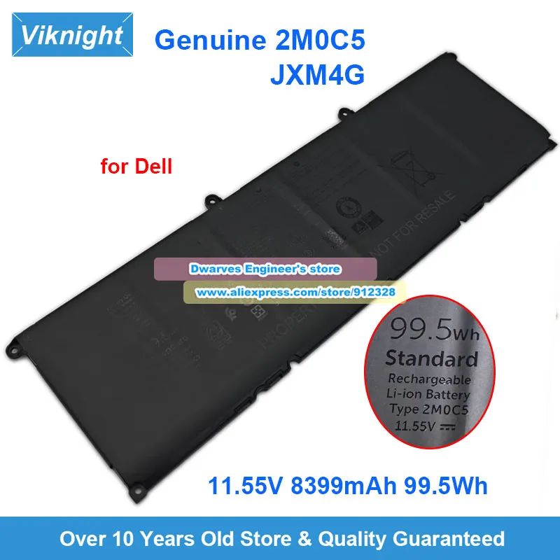 

Genuine 2M0C5 JXM4G Battery 11.55V 8399mAh 99.5Wh for Dell Precision 5680 5690 Laptop Battery