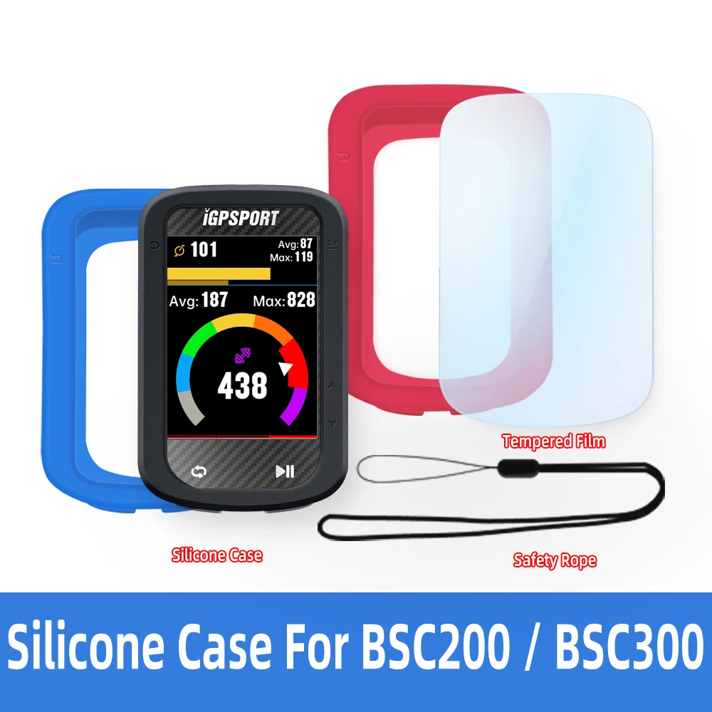 IGPSPORT BSC200 BSC300 Case Bicycle Computer Protection Cover Silicone Color Case Protector (For BSC200 Or BSC300)