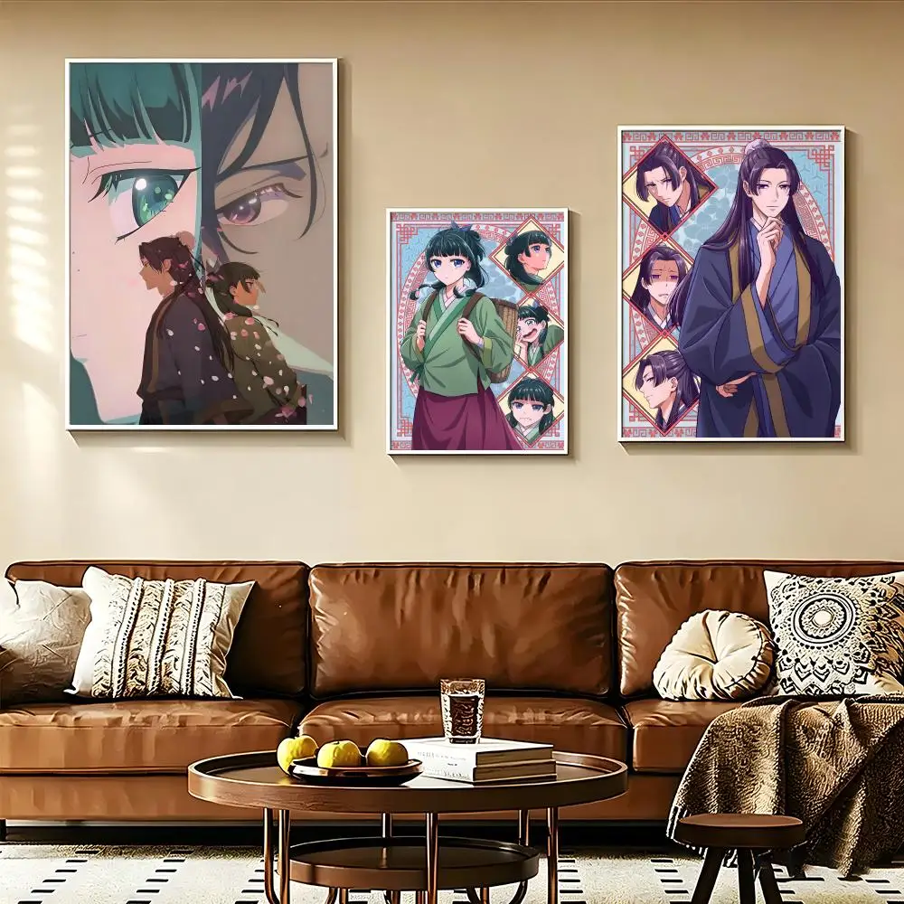 Anime T-The A-Apothecary D-Diaries Poster Self-adhesive Paper Print Home Living Room Bedroom Entrance Bar Cafe Art