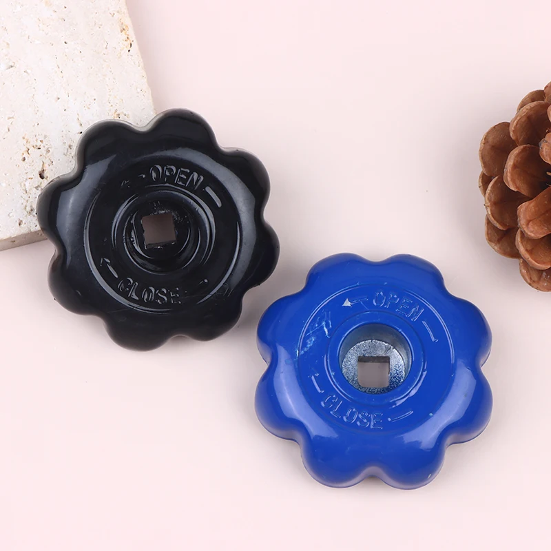 Aluminum Outside Hose Bib Replacement 8MM Square Hole Round Wheel Handle Cylinder Valve Gas Valve For Industrial Stove Types image 6
