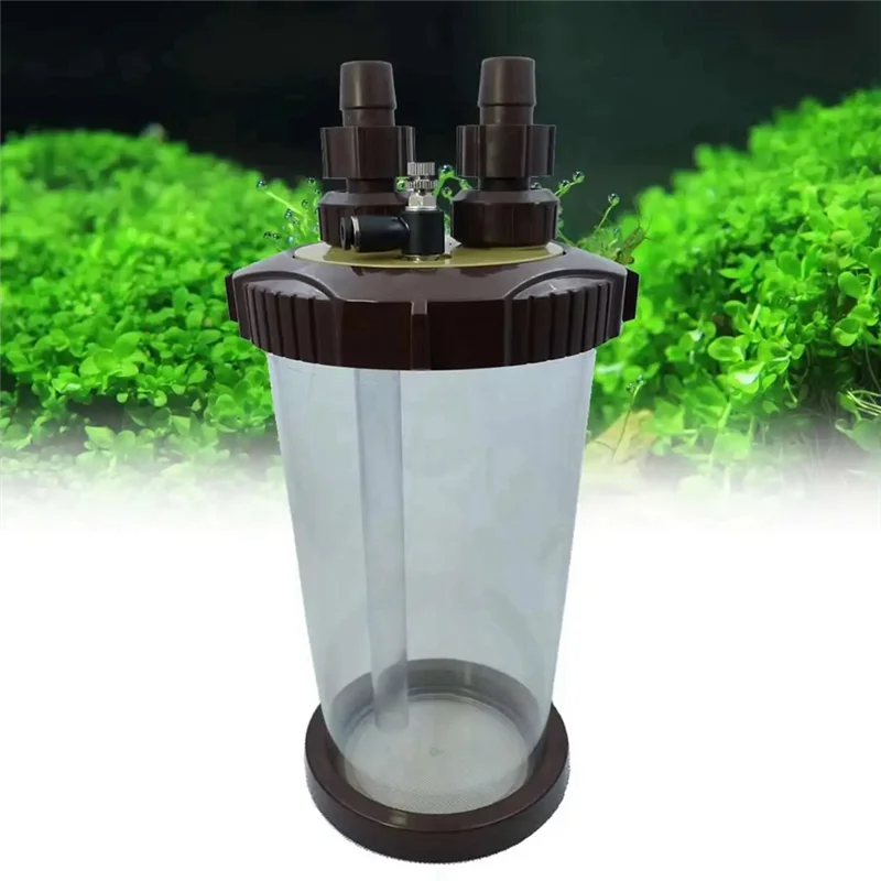 AT05-Clear CO2 Atomizer External Turbo Super Diffuser Atomizer Fish Tank Aquarium Waterplant Fish Tank Landscape Aquatic