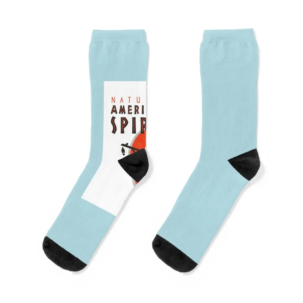 

American Spirits Cigarettes Classic T-Shirt Socks hiphop ankle men cotton high quality Socks For Girls Men's