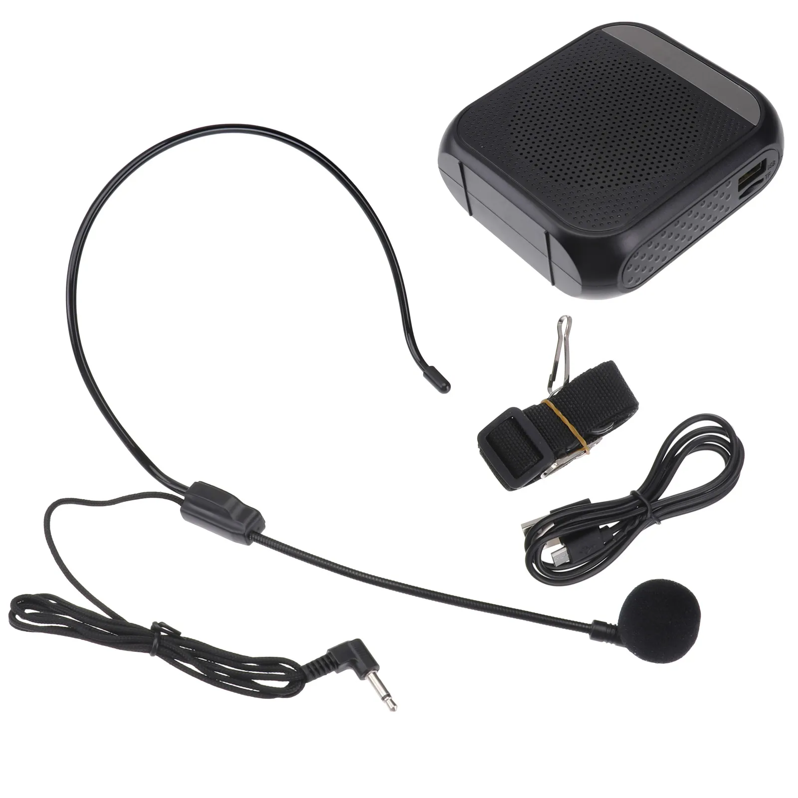 

1pc Portable Voice Amplifier 2200Mah 10-Day Use For Teaching Singing Coaching Tour Guide Sound Amplifier Team Sports