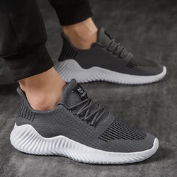 Shoes Men High Quality Male Sneakers Breathable White Fashion Gym Casual Light Walking Plus Size Footwear Spring  New