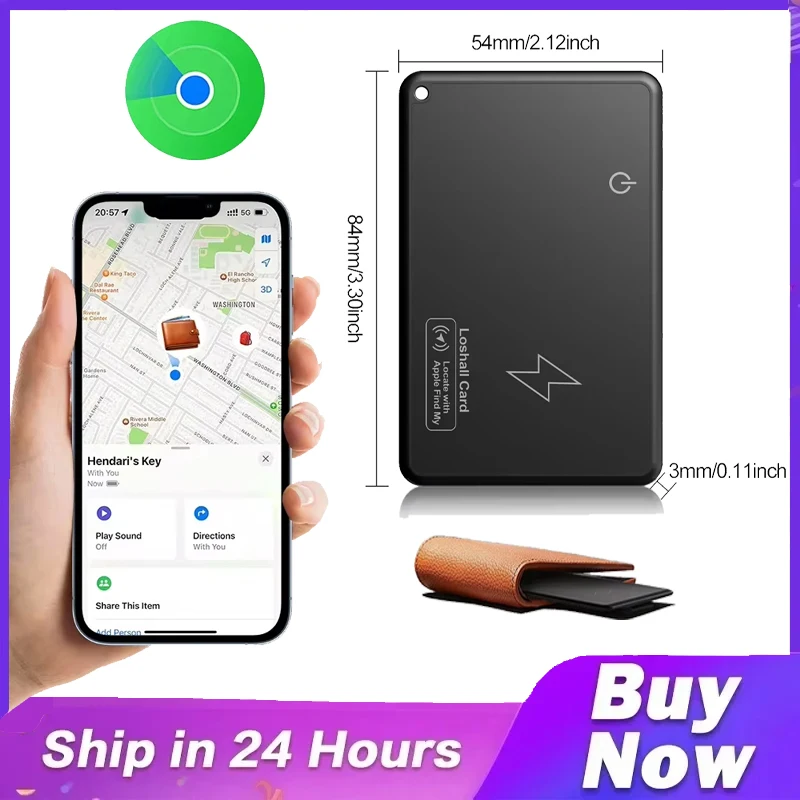 Wallet Tracker Card For The Intelligent Tracking Card App of Apple IOS Item Locator For Luggage Tags Passports Thin Finder
