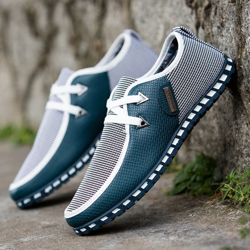 Hot Trendy Men Casual Shoes 2024 Slip-on Comfortable Flat Men\'s Shoes Concise Lazy Basic Driving Male Shoes New Erkek Ayakkabı