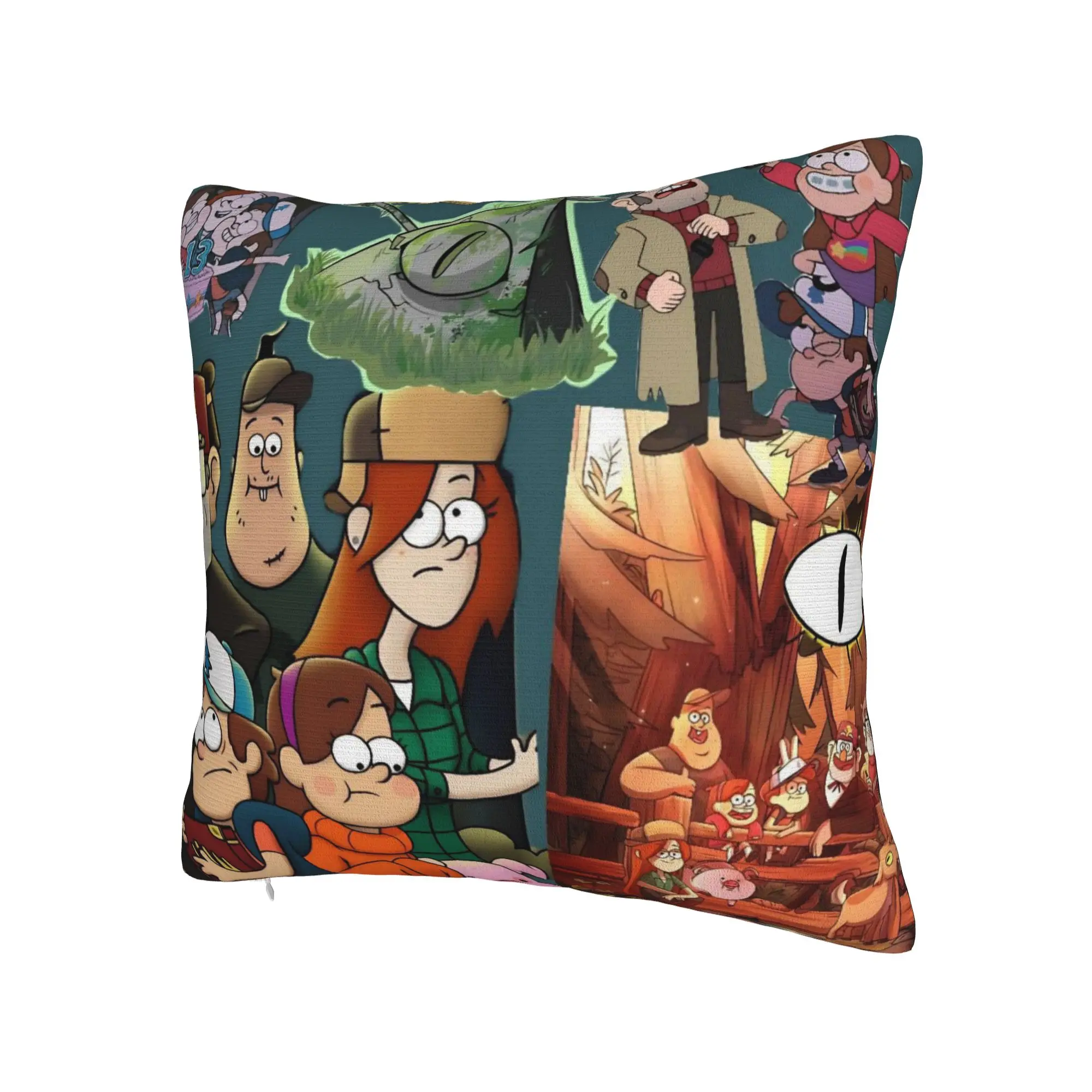 Decorative Pillowcase G-Gravity Falls Merch Bedroom  Pillow Case Cover Square Style Multi-Size