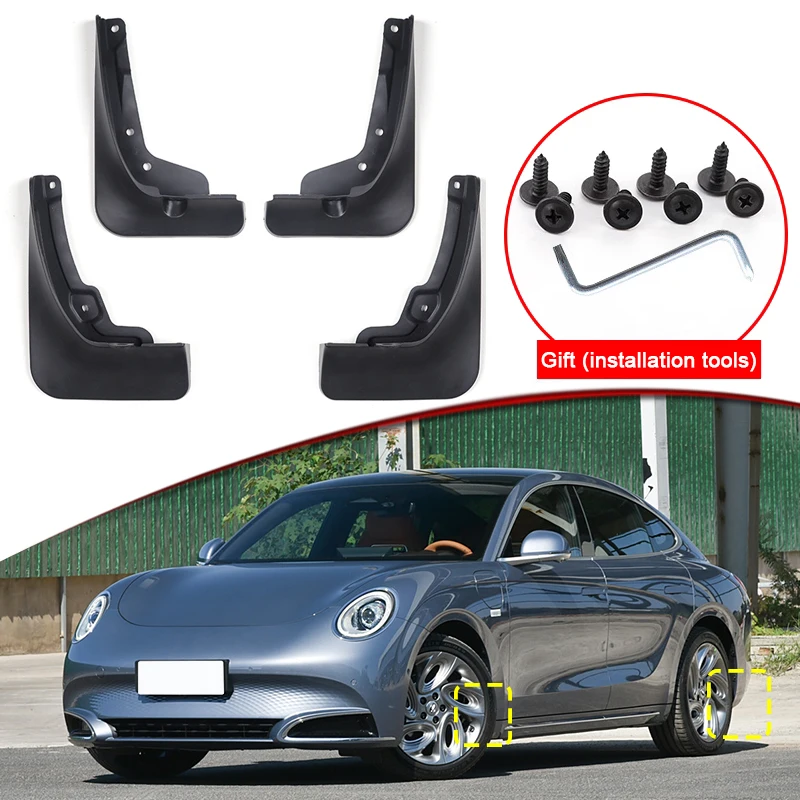 

Car Styling For GWM ORA 07 2024 2025 2026 ABS Car Mud Flaps Splash Guard Mudguards MudFlaps Front Rear Fender Auto Accessories