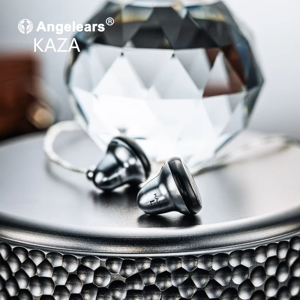 Angelears KAZA--15mm Dynamic Driver Flat In-ear Earphones High-Quality Sound Comfortable Wearing Wired earbuds for Audio